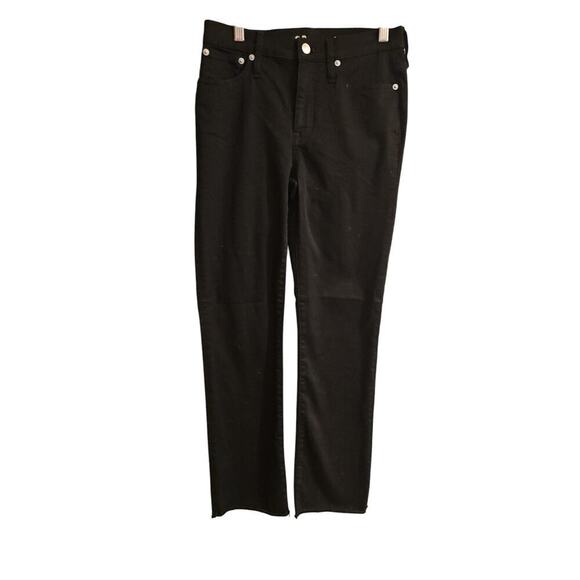 J. Crew demi-boot crop jean in Stay Black wash sz 26 tall long new WJ8 - Picture 2 of 8